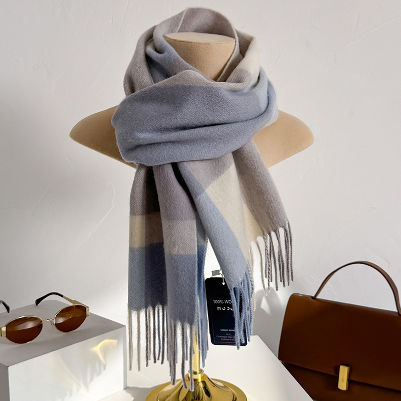 100% wollen geruite sjaal voor - Wool Scarf Men recensie en prijs