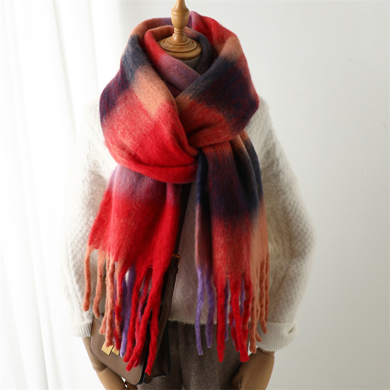 Nieuwe Herfst Winter Ruitpatro - Wool Scarf Men recensie en prijs