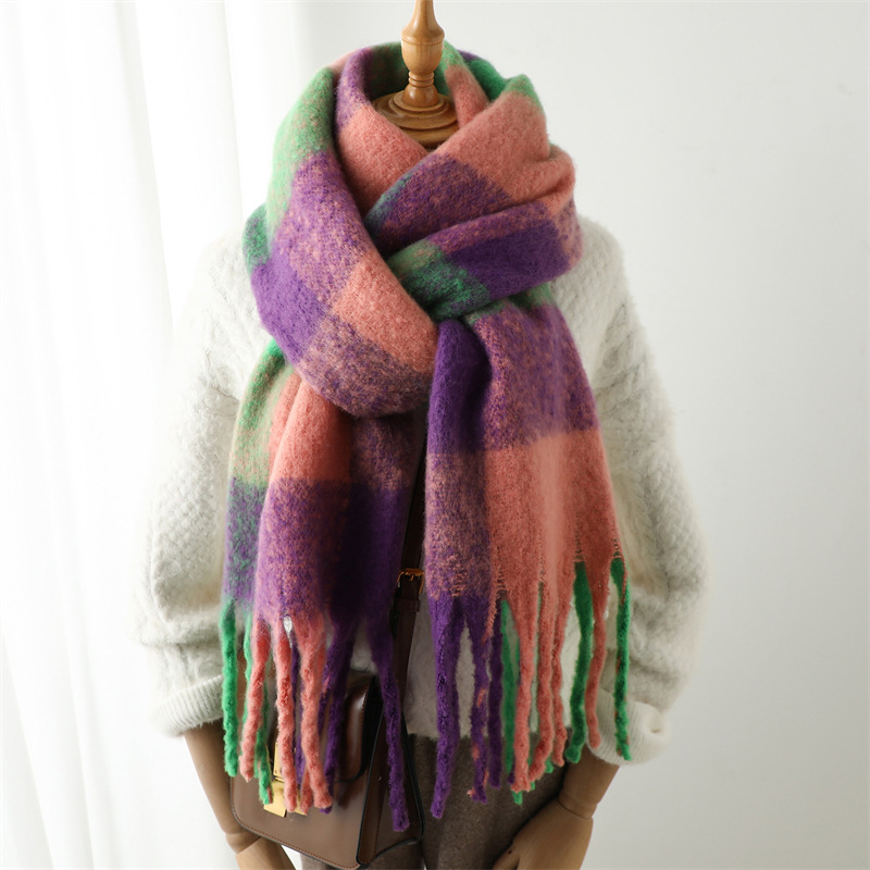 Nieuwe Herfst Winter Ruitpatro - Wool Scarf Men recensie en prijs
